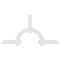 Ekena Millwork Ericson Architectural Grade PVC Gable Bracket, 96"W x 48"H x 2"D x 6"F, 12/12 Pitch GBP096X48X0206ERI00 - alternate 3